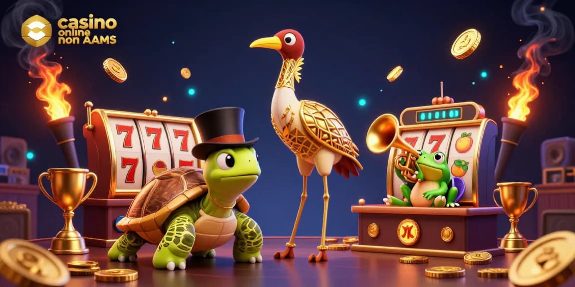 I migliori giochi nei casino online non AAMS, con simboli di slot e atmosfere vivaci, per giocatori esperti.