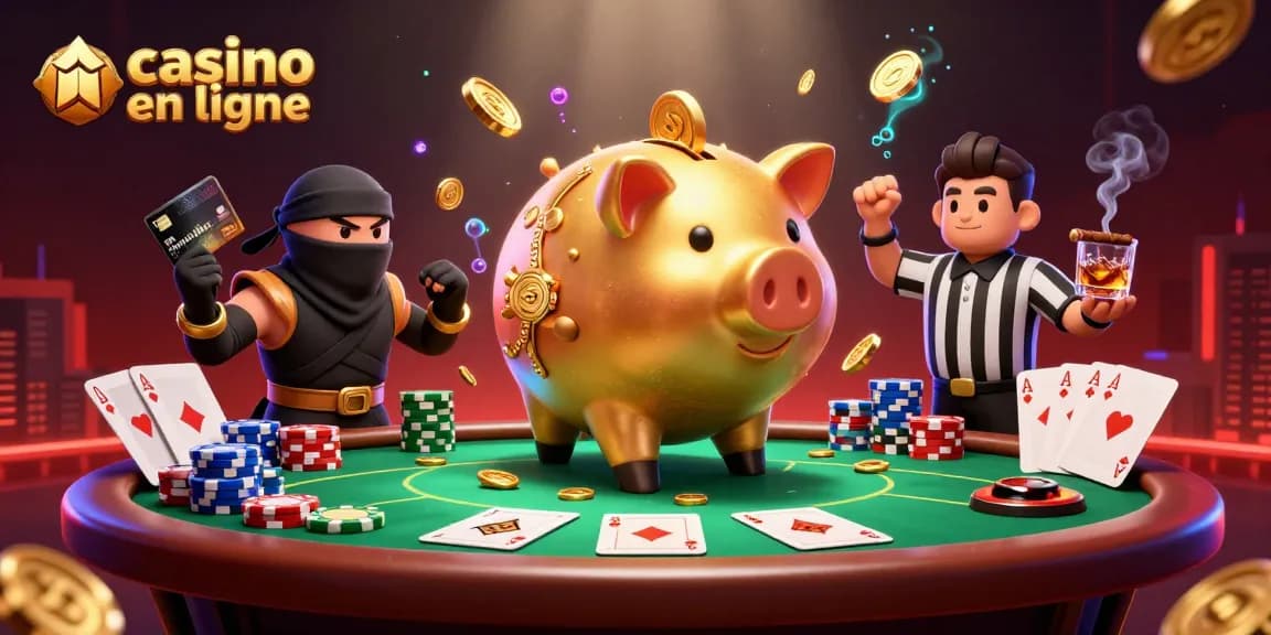 Plongée dans l'univers du casino en ligne avec un sumo banquier doré en action