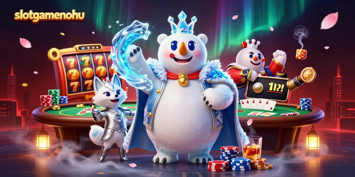 Play thrilling games at slotgamenohu with jackpot counters and colorful slot reels.