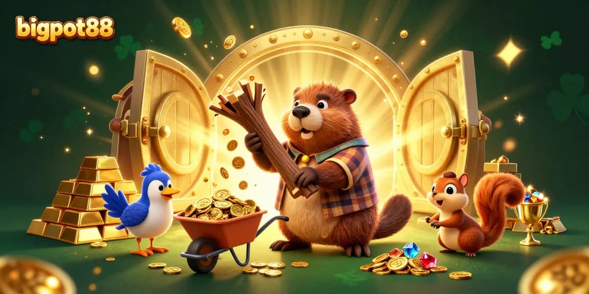 Collect coins with bigpot88 in an exciting 3D casino adventure filled with treasures.