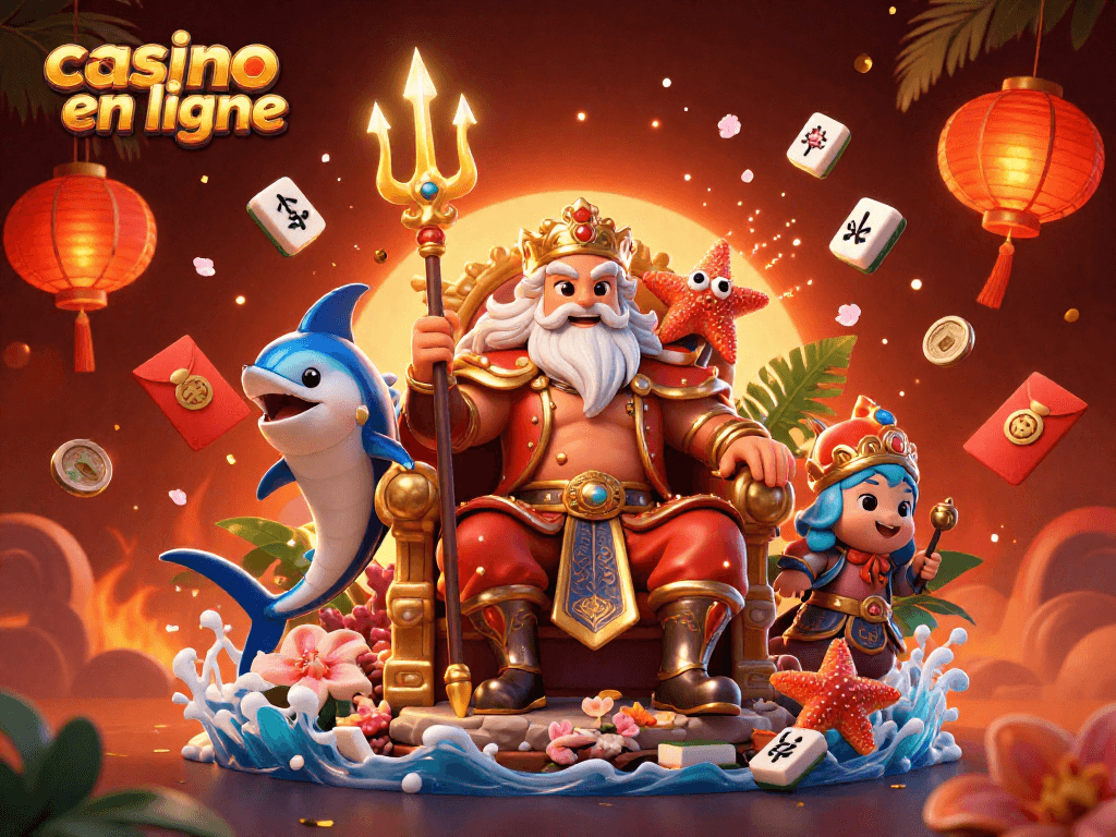 Jouez sur un casino en ligne tout en profitant de l'ambiance festive avec des éléments lumineux et dynamiques.