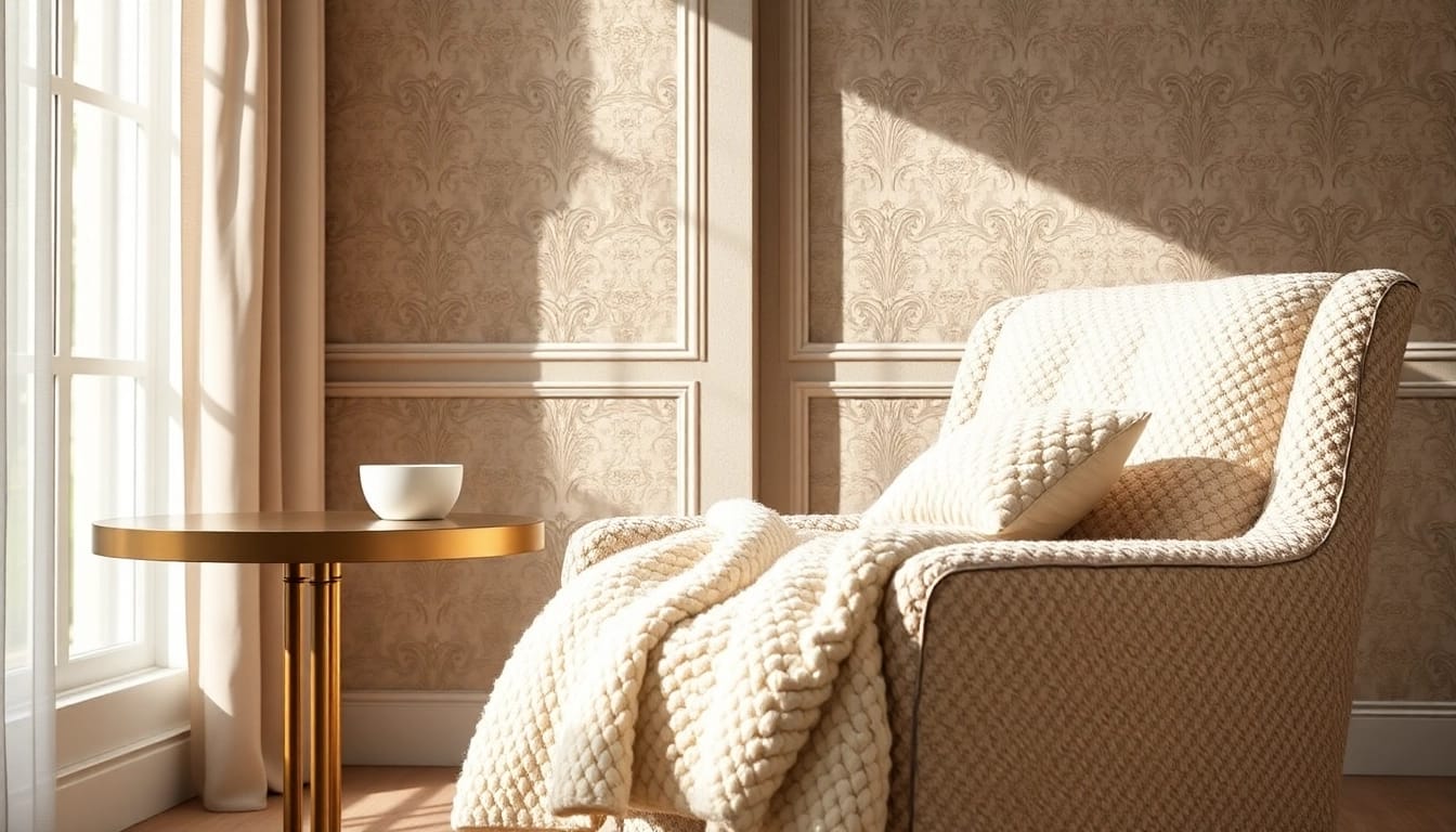 Explore the elegance of boucle stof upholstery enhancing cozy interiors with rich textures and patterns.