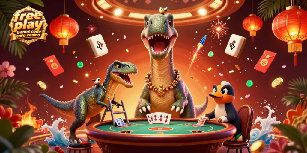 Play with the free play bonus code for cafe casino and win big at this vibrant casino scene.