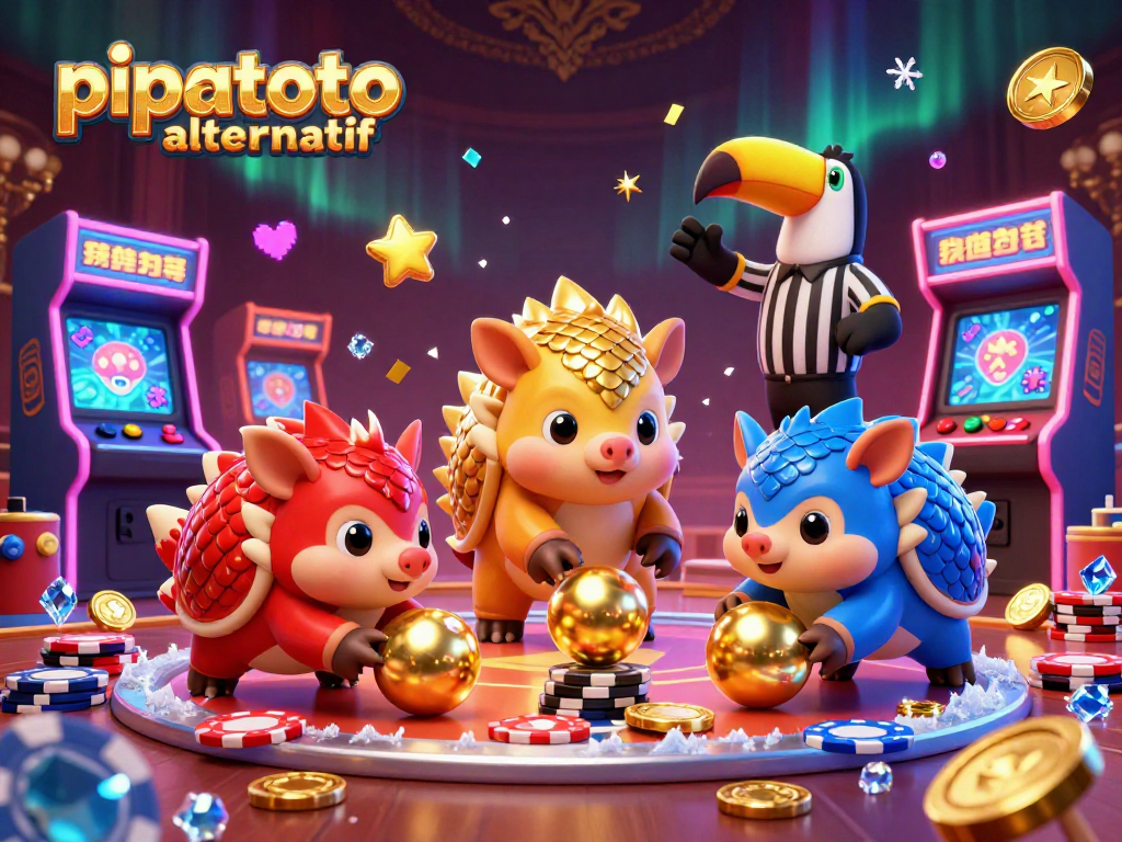 Engage with the pipatoto alternatif experience through dynamic gaming visuals featuring rival pangolins.