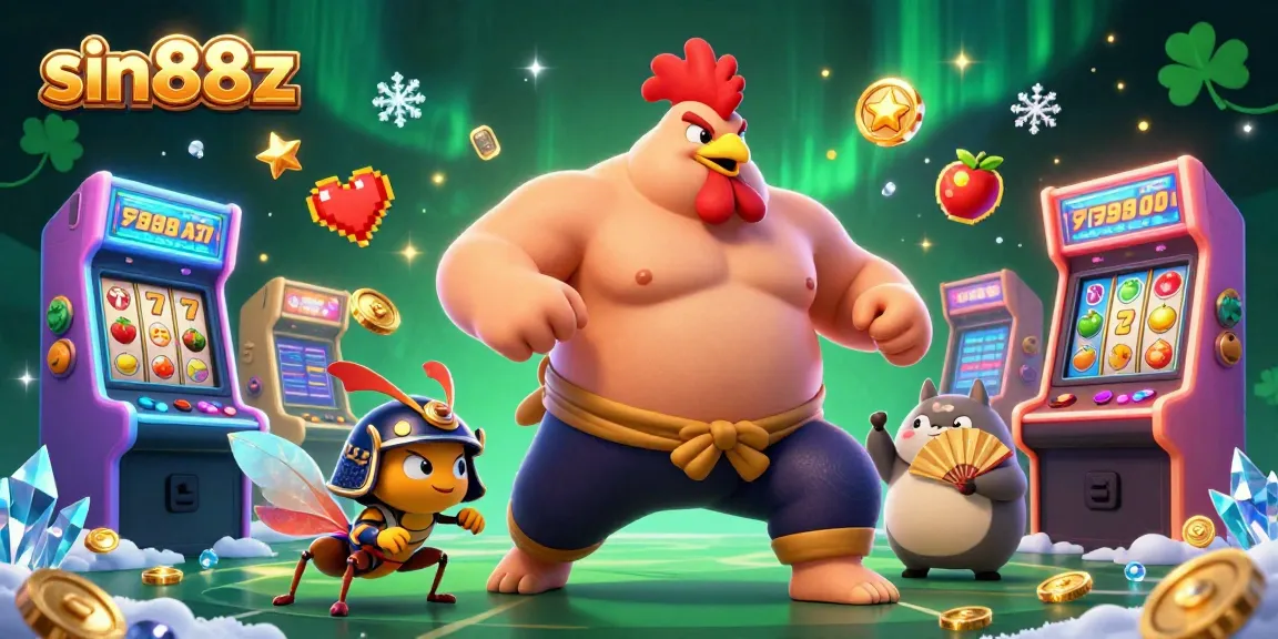 Engage in winning strategies at sin88z with dynamic 3D characters and vibrant casino elements.