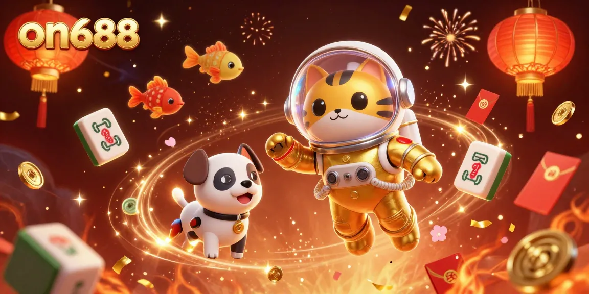 Experience gaming excitement on688 with vibrant 3D casino action illustrating joy and winning with slots.