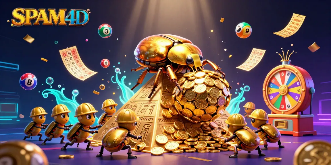 Jelajahi SPAM4D dengan gambar ilustrasi fantastis tentang keuangan dan peluang menang.