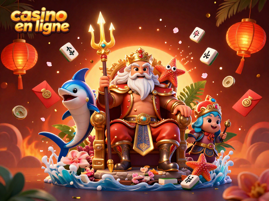 Jouez sur un casino en ligne tout en profitant de l'ambiance festive avec des éléments lumineux et dynamiques.
