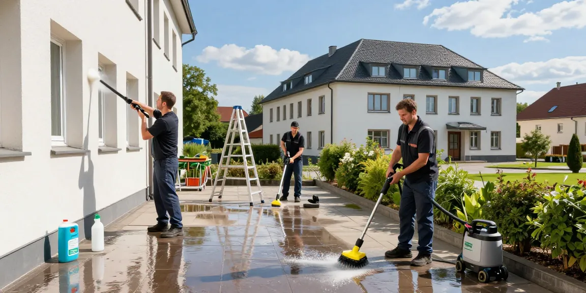 Professionelle Reinigung Sundern (Sauerland) von Fassaden und Terrassen durch erfahrene Teams.
