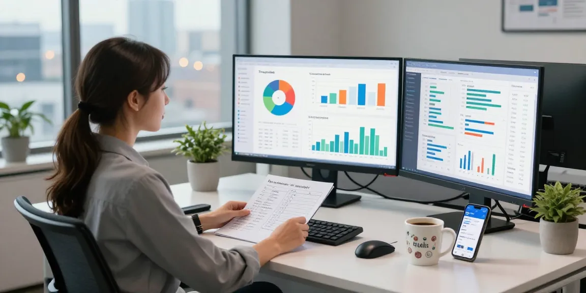 Healthcare analyst reviewing data insights to see the rankings of tirzepatide effectiveness in modern office.