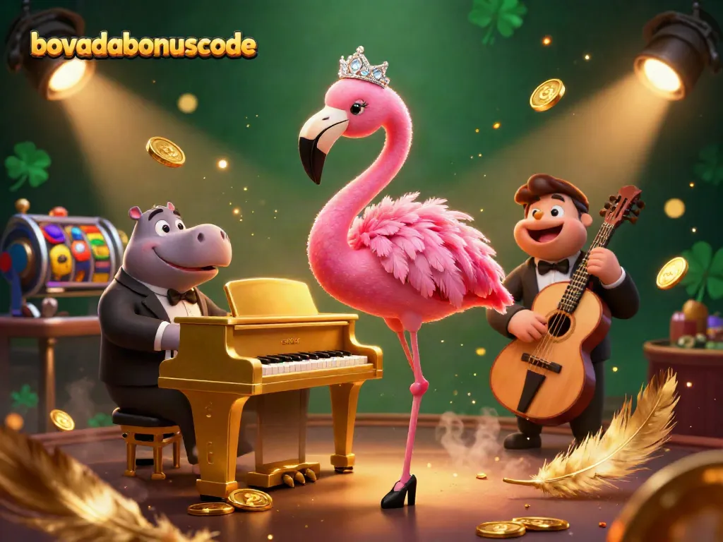Experience the excitement of bovadabonuscode with vibrant 3D casino characters in an engaging scene.