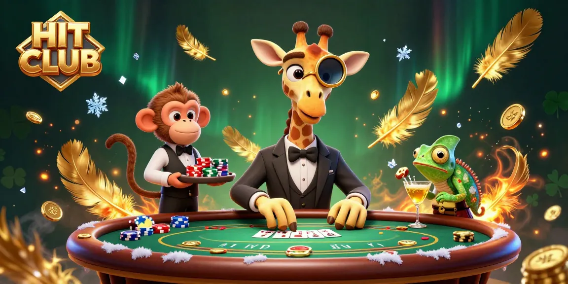 Experience thrilling gameplay at HIT CLUB with lively casino characters and vibrant action!