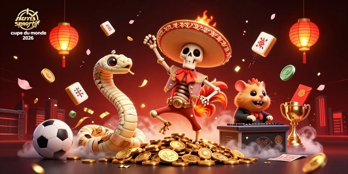 Illustration dynamique de paris sportif coupe du monde 2026 avec des personnages colorés d'un casino.