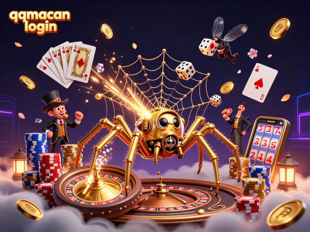 Engage with the thrilling qqmacan login experience, capturing steampunk allure and casino excitement.