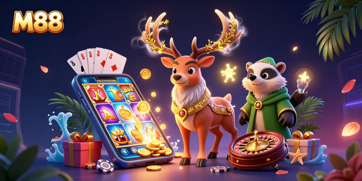 M88 offers thrilling casino experiences with vibrant gaming elements and enchanting characters.