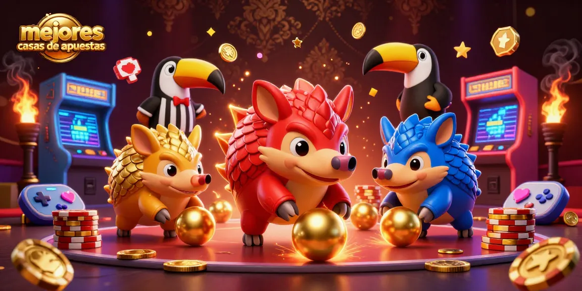Las mejores casas de apuestas presentan una animación vibrante con pangolines rivales y elementos de casino.