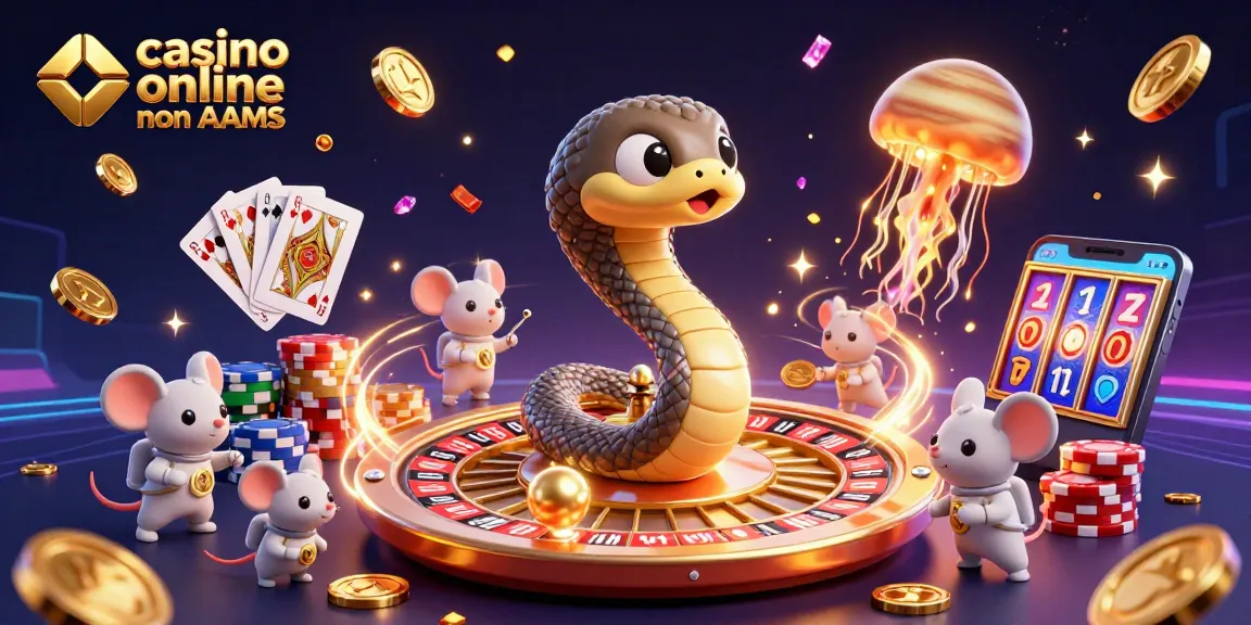 Giocatori al casino online non AAMS scommettono con divertimento su una scenografia cosmica coinvolgente.