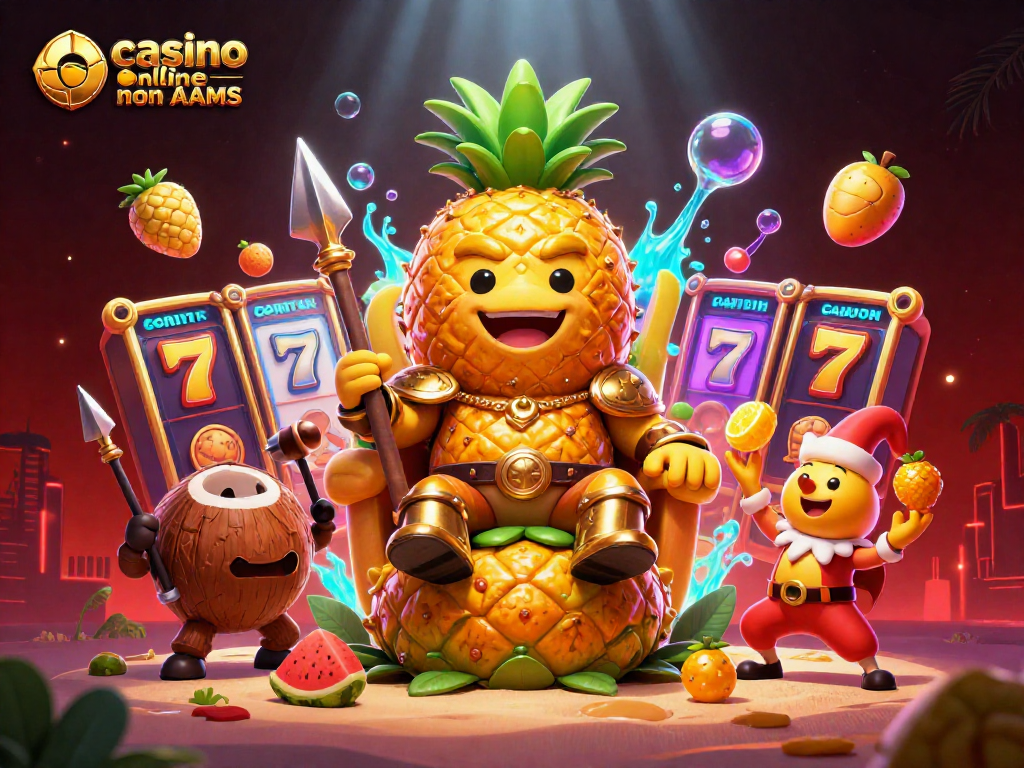 Gioca nei casino online non AAMS con simboli fortunati e una grafica accattivante.