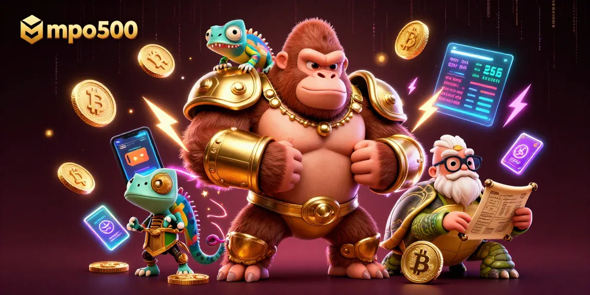Win big with mpo500 as a powerful gorilla king leads the ultimate gambling adventure.