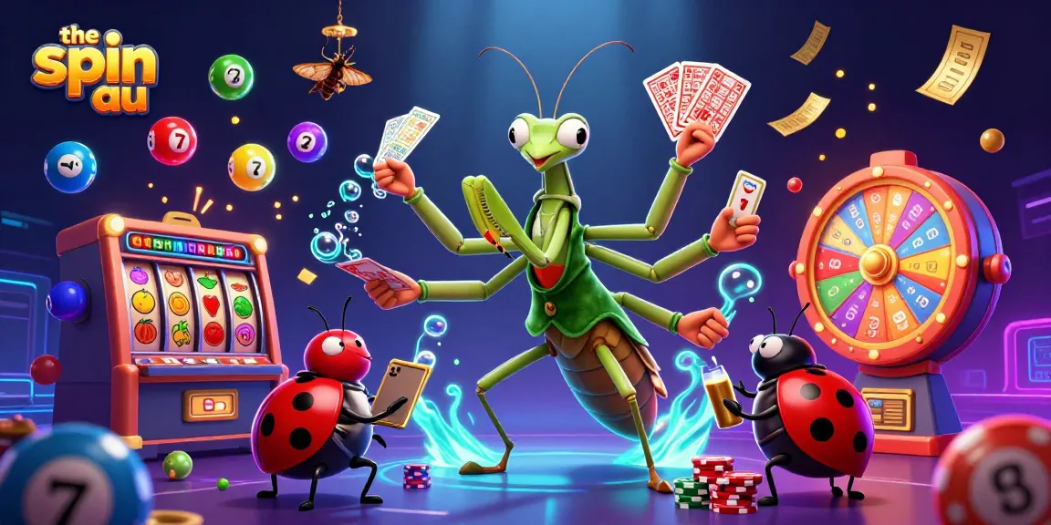 Experience the spin au with vibrant casino scenes of slot reels, lucky 7s, and dynamic characters.