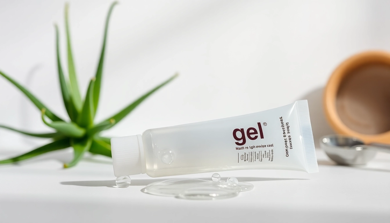 Applying dmso gel with a smooth texture to alleviate joint pain.