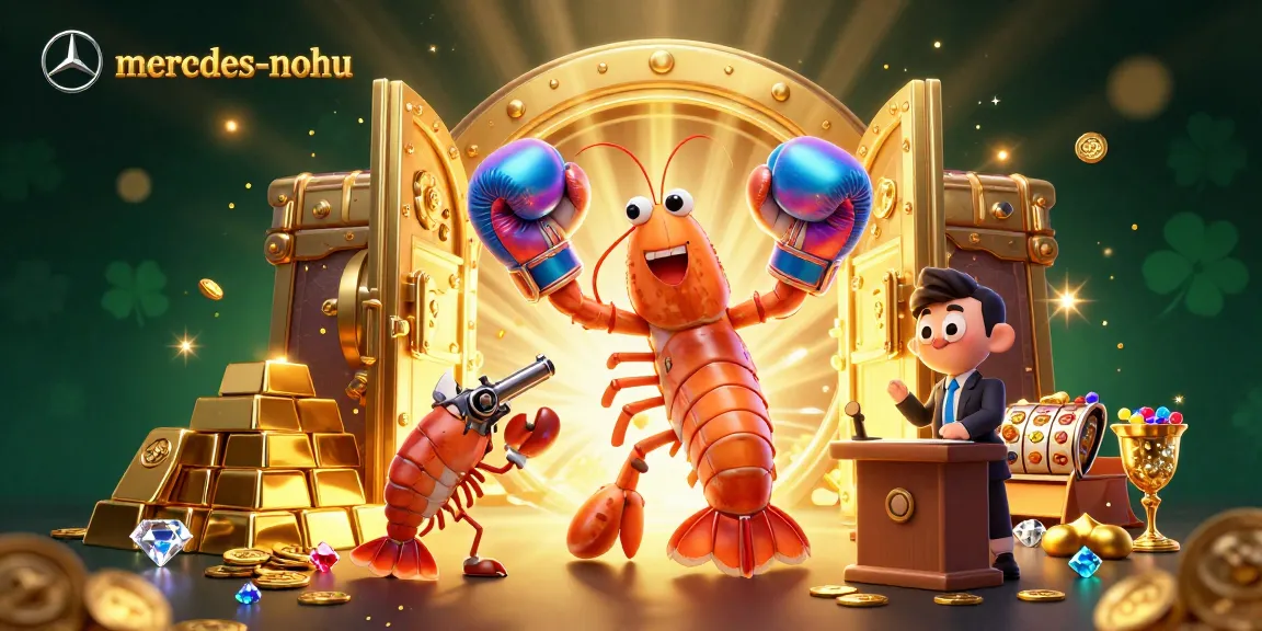 Experience thrilling wins with mercedes-nohu in this vibrant casino scene featuring slot reels and sparkling treasures.