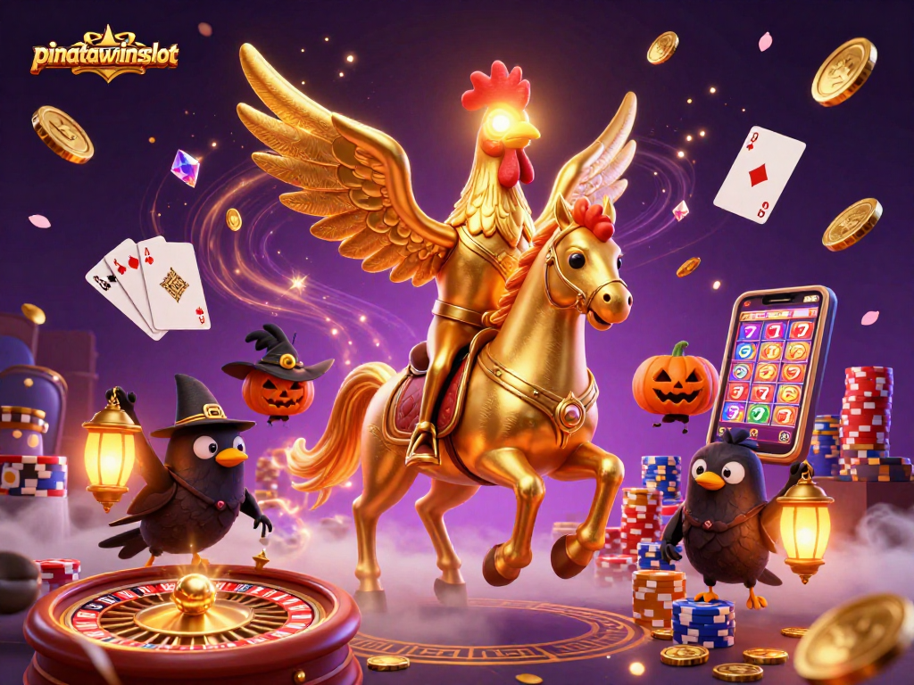 Experience thrilling gameplay with pinatawinsslot in a vibrant casino scene filled with excitement.