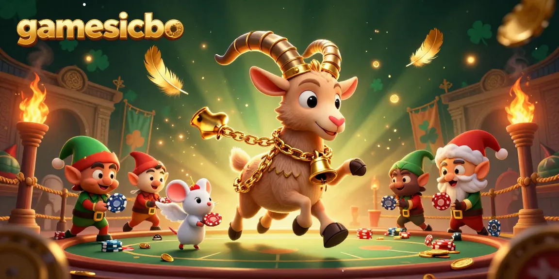 Experience the thrilling gamesicbo action in a festive horror casino scene with dynamic characters.