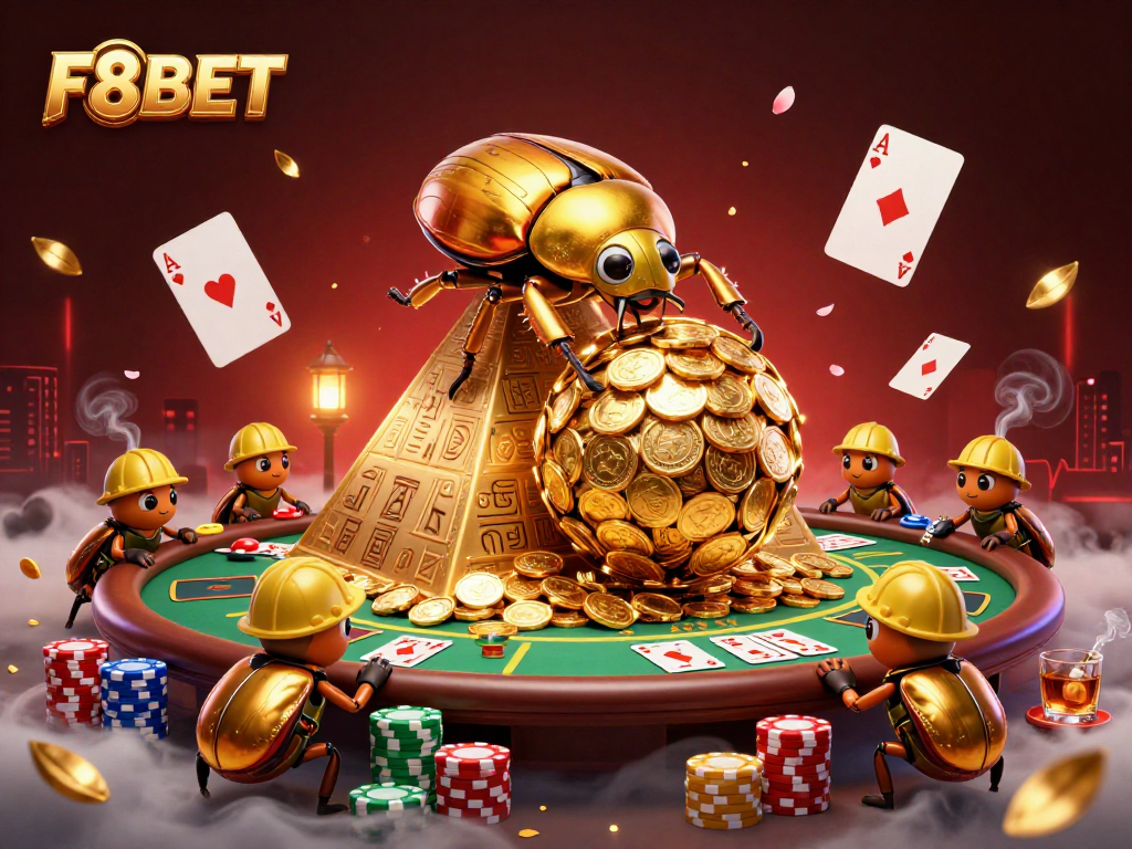 Experience the excitement of F8BET with dynamic 3D casino action featuring unique characters and colorful gameplay elements.