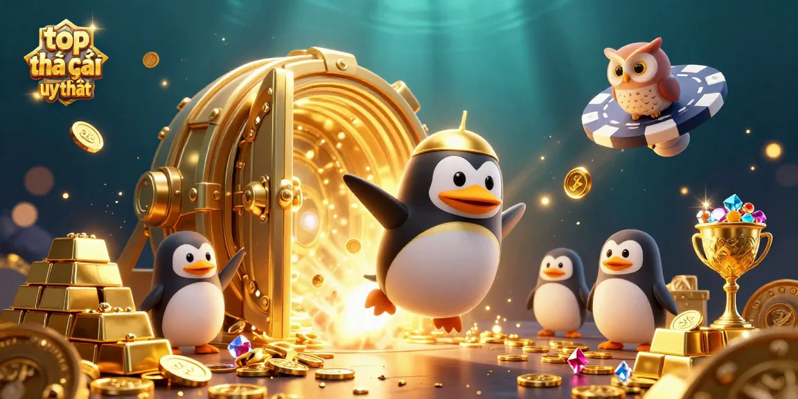 Experience thrilling wins with top nhà cái uy tín as golden treasures overflow in this dynamic 3D casino artwork.