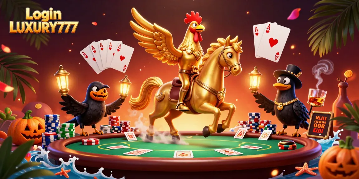 Login LUXURY777 dan permainan kasino penuh warna yang memukau.