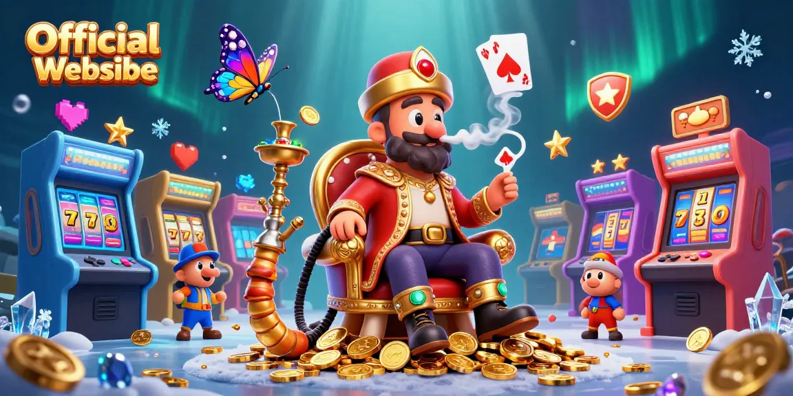 Experience excitement at the Official Website with an immersive casino scene featuring colorful gaming elements.