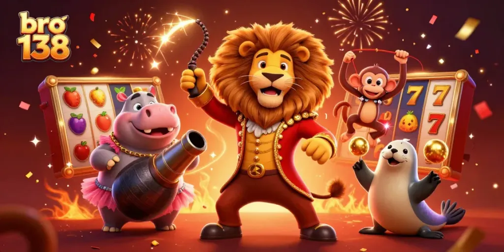 Experience thrilling gambling at bro 138 with vibrant characters and stunning slot visuals.