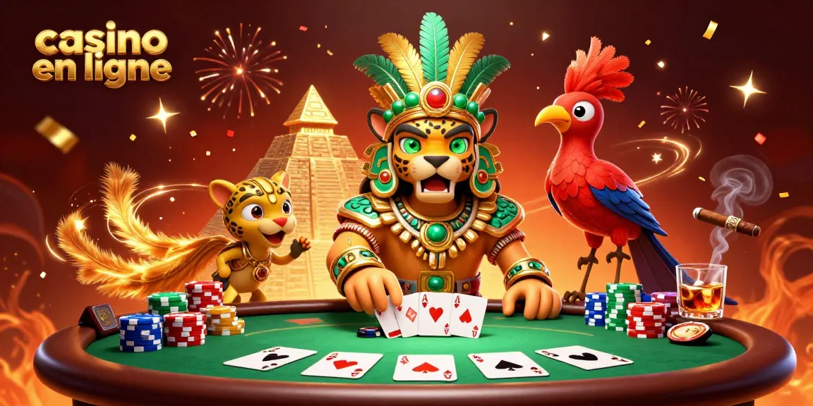 Plongez dans un monde de gains avec casino en ligne, où un prêtre jaguar et des jeux de poker brillent.