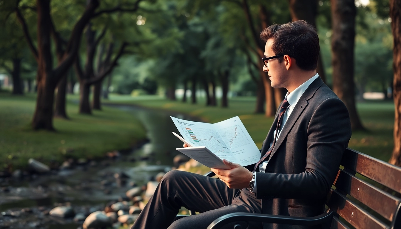 Reflecting on the Ideal Career in a serene outdoor setting with nature.