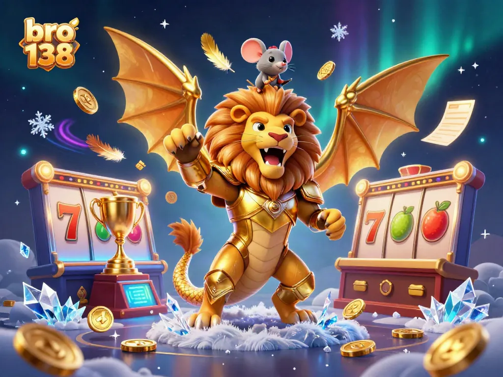 Engage with exciting slot games at bro 138 featuring a golden chimera and thrilling jackpot elements.
