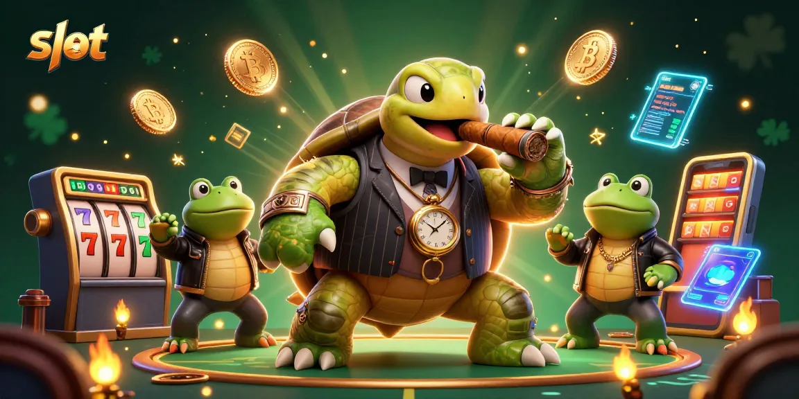 Permainan slot menarik di kasino virtual bersama tokoh kartun unik dan elemen menarik lainnya.