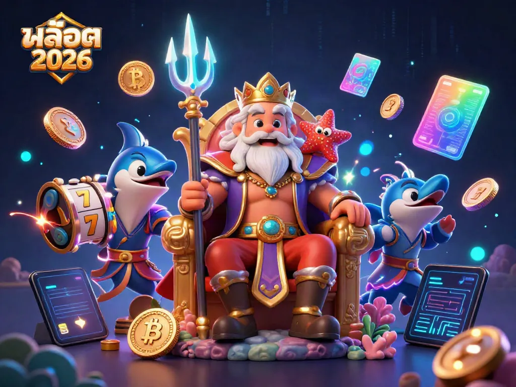 Experience thrilling สล็อต 2026 gameplay with the vibrant characters and dynamic elements in a stunning digital casino scene.