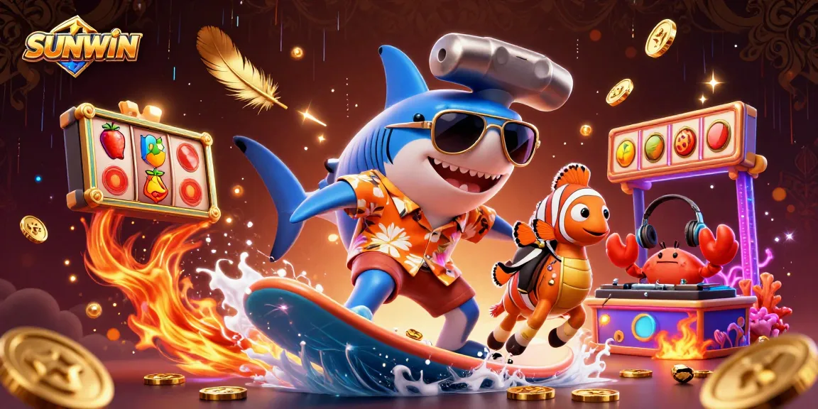 SUNWIN brings vibrant 3D action to the casino world with immersive shark and sea-themed game elements.