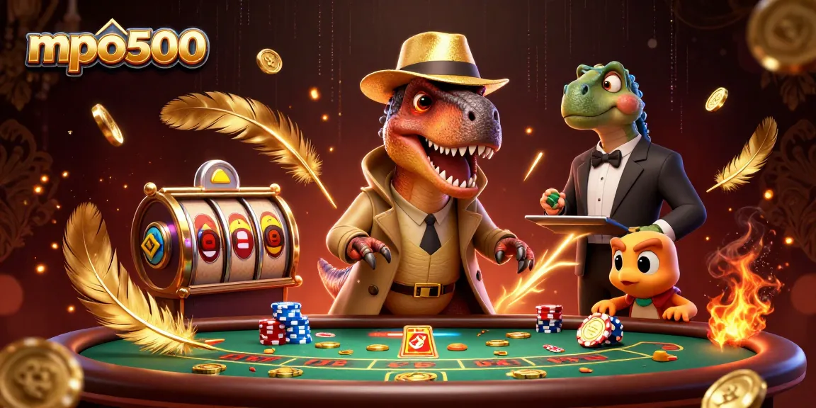 Join the action with mpo500's Velociraptor sneaking chips at the blackjack table!