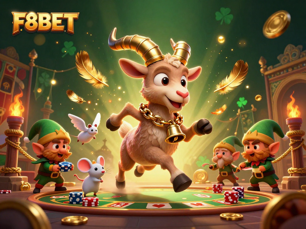Engage with F8BET's immersive casino experience featuring vibrant 3D characters in action.