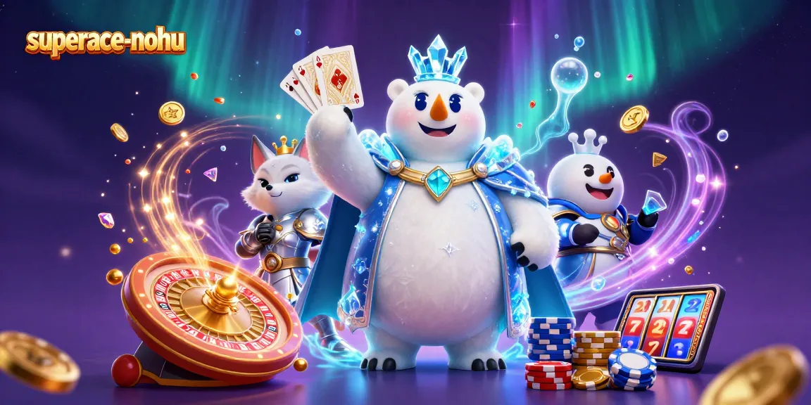 Win big with superace-nohu's magical gameplay featuring dazzling characters and casino elements.