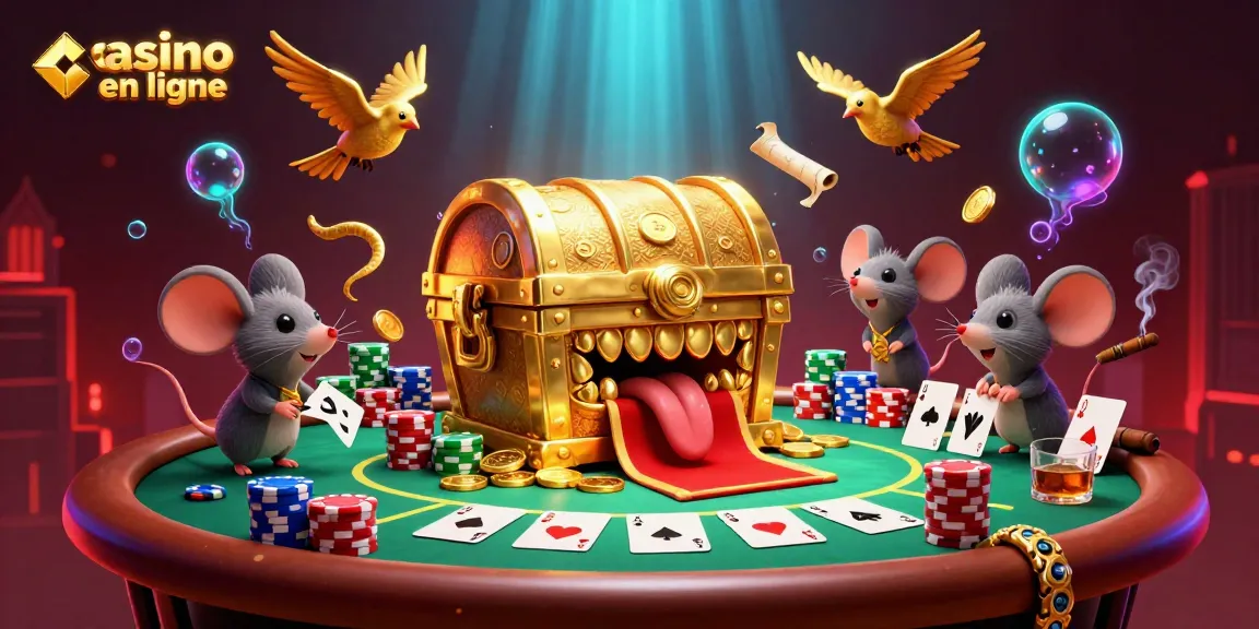 Richesse promise dans un casino en ligne animé par une malle au trésor captivante et des éléments de poker.