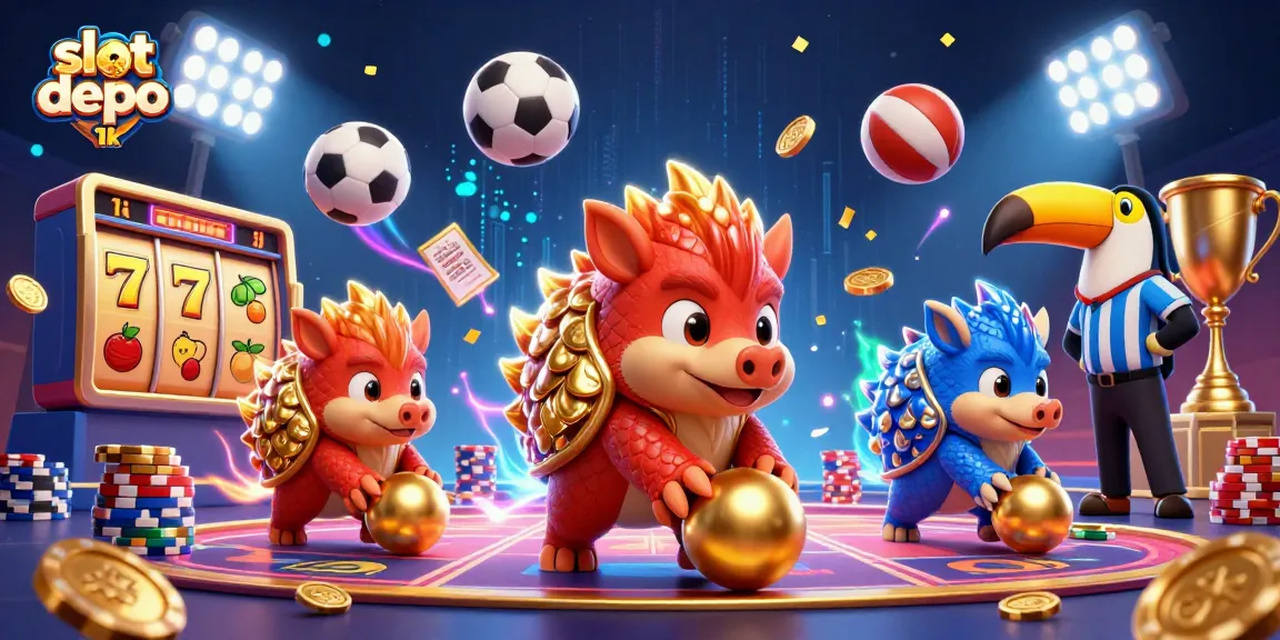 Menangkan jackpot di slot depo 1k dengan pangolins bersaing di dunia kasino.