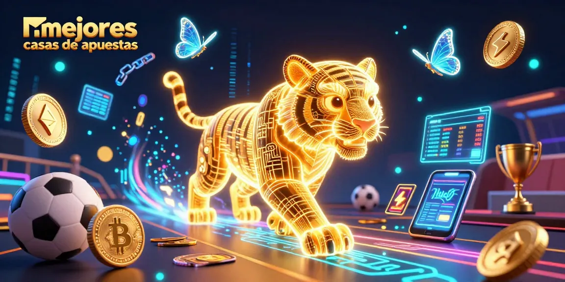 Mejores casas de apuestas: el tigre dorado y elementos de apuestas en un casino digital.