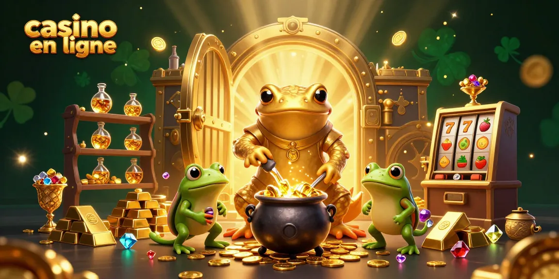 Visualisez un alchimiste salamandre géante en train de créer des richesses dans un casino en ligne
