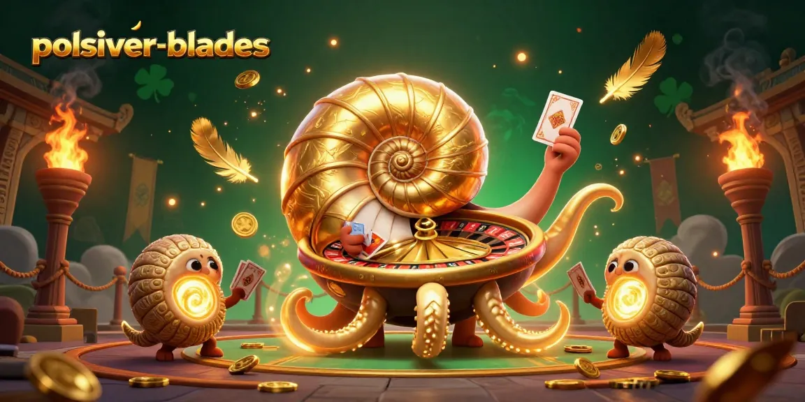 Experience top-notch gameplay with polsilver-blades in this vibrant and dynamic casino scene.