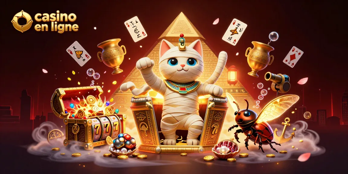 Découvrez le casino en ligne avec des jeux et personnages dynamiques dans un cadre vibrant.