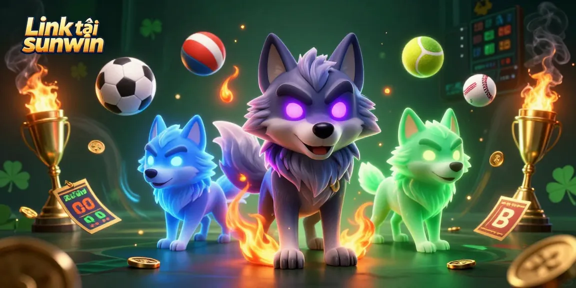 Experience thrilling gameplay with Link tải sunwin in this dynamic casino illustration.