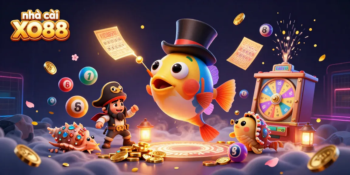 Engage with nhà cái XO88 in vibrant undersea casino adventure filled with gold and prizes.